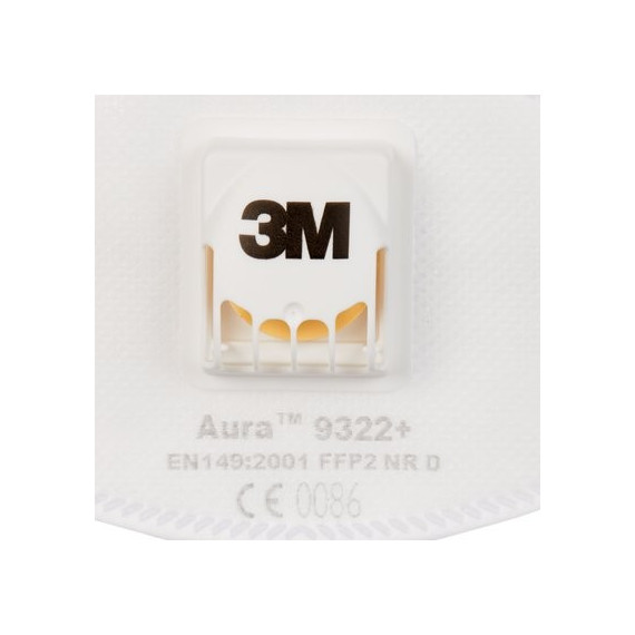 Masque AURA FFP2 3M NR D C / VALVE 9322+ (120 Masques)