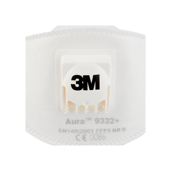 Maschera 3M Aura FFP3 NR D C / Valve 9332+ (120 maschere)