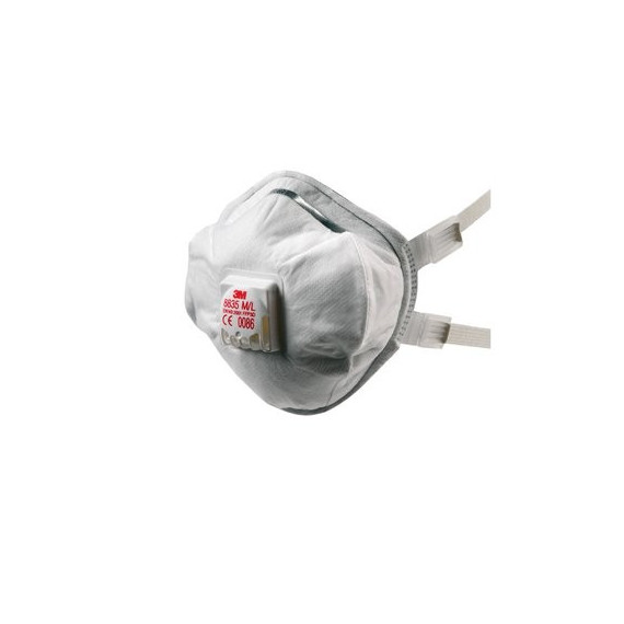Maschera ibrida riutilizzabile FFP3 R D C / valvola 8835+ (50 maschere)