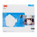 Aura FFP2 Maschera NR D Piegata S / Valve - Piccolo imballaggio 9320+ (40 maschere)