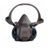 Meia máscara protetora reutilizável pequena 6501QL, silicone 3M
