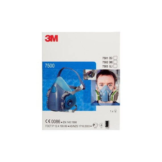 Halbmaske 7500 - Silikon (10 Masken)