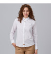Camicia da ristorazione con colletto classico, maniche lunghe, bianca, tessuto RICICLATO IDARA UNIFORMI GARY'S 243900