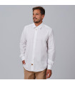 Camisa de hostelería mangas largas, pinzas y canesú color blanco ELISEO UNIFORMES GARY'S 261100