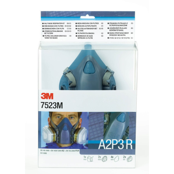 Kits "Mask and Filter Pack auf Maske und Filterpaket 7502 A2P3 R (6055 A2 + 5935 P3R) - 4 Kits
