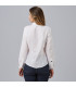 Camisa cuello mao y manga regulable para mujer, tejido falso lino de algodón y poliéster FLORA UNIFORMES GARY'S 243600