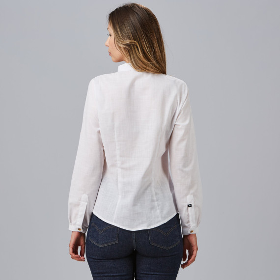 Moo Neck Shift and Manga Adjustable For Women, Fake Fabric Cotton Linen And Polyester Flora Uniforms Gary's 243600