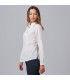Moo Neck Shift and Manga Adjustable For Women, Fake Fabric Cotton Linen And Polyester Flora Uniforms Gary's 243600
