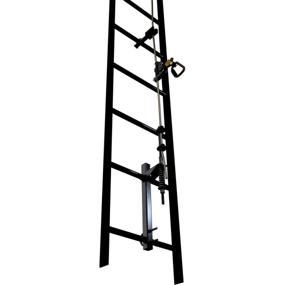 3M DBI-SALA Jeu de support de fixation échelle échelons Lad-Saf, acier inoxydable - Système de sécurité vertical câble Bracketry