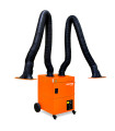 Appareil d'aspiration mobile KEMPER ProfiMaster pour fumées de soudage avec deux bras robustes.