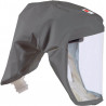 Short hood with integrated harness and polycarbonate visor S-333SG 3M