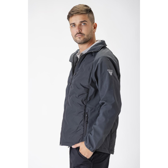 Workshell acolchada de cuello alto, detalles reflectantes S7800 WORKTEAM
