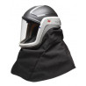 Casco de segurança com visor de policarbonato e protetores de ombro M-400 3M