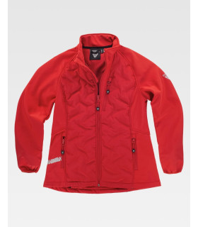 Women's workhell combined with sealed padded fabric and reflective details S7815