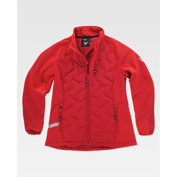 Poignée de travail pour femmes combinée avec tissu rembourré scellé et détails réfléchissants S7815