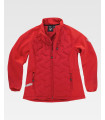 Workshell feminina combinada com tecido acolchoado termoselado S7815 WORKTEAM