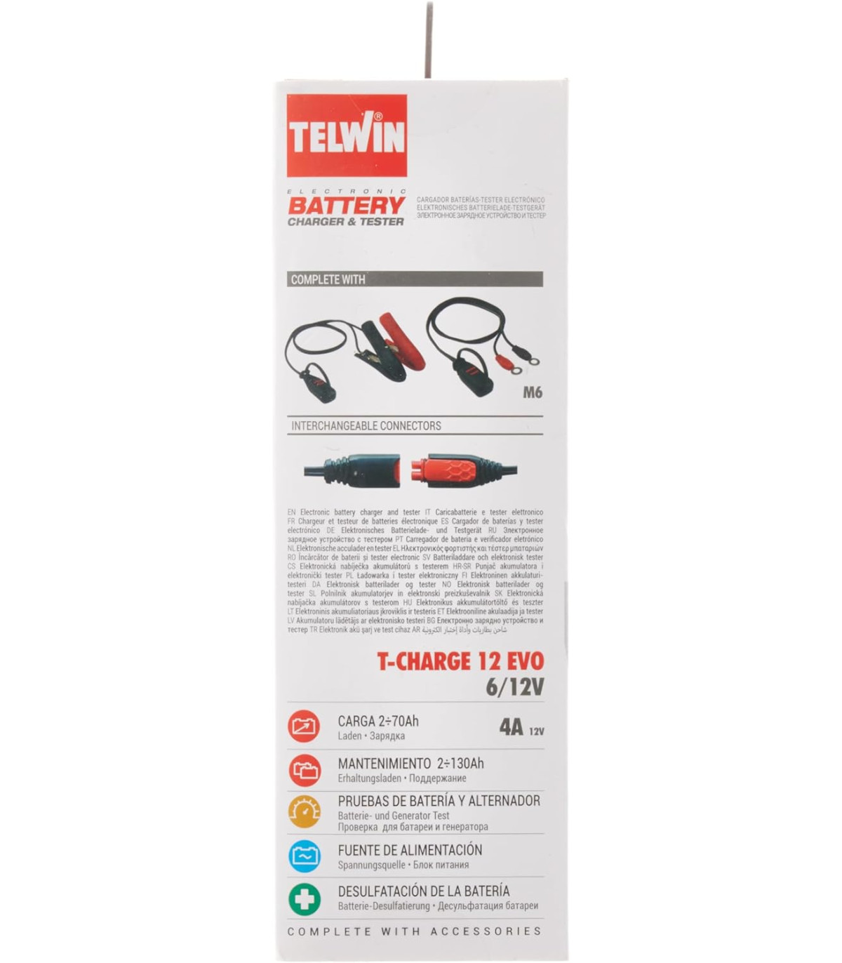 thumbnail image 2 of Telwin M8 Battery Eyelet Connector Kit For T-Charge 12 20 26 EVO Chargers - Made In Italy 2 of 5