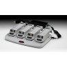 Kit di caricatore multiplo per 4 batterie Versaflo TR300 TR344E 3M