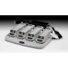 Multi Charger Kit for 4 Versaflo TR300 TR344E Batteries 3M