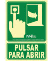 Push-to-open sign