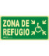 Sinal "Minusvalid Refugio Zone"