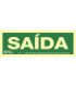 Sinal em Gallego "Saida"