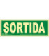 Signal en catalan "Sortida"
