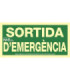 Sign in Catalan "Emergency Exit"