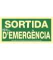 Segnale in catalano "Sortida D'Emergència"