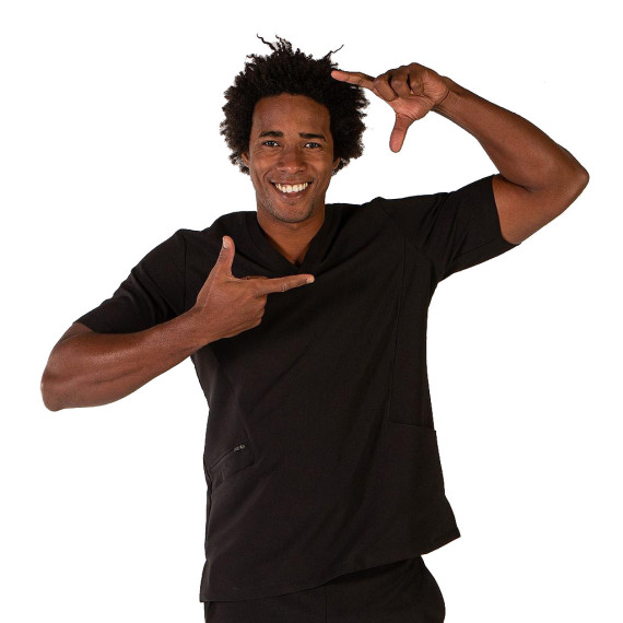 Blusa sanitaria hombre anti desgarro OSCAR extrafiber UNIFORMES GARY'S 616900