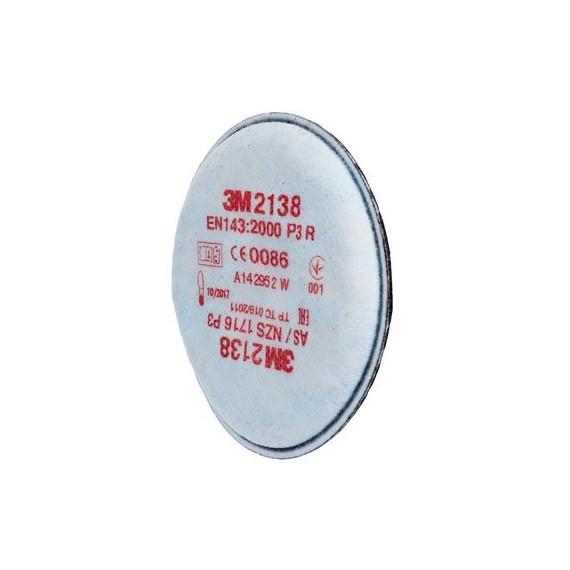 Filtro P3R, vapores orgânicos e gases ácidos inferiores VLA, Ozone 2138 (80 filtros)