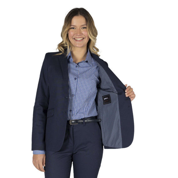 Americana da donna con 2 bottoni e mezzo fodera, tessuto MEETING UNIFORMES GARY'S 800026