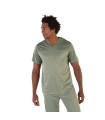 Herrenbluse aus atmungsaktivem technischem Gewebe H1 IZAN Peach UNIFORMES GARY'S 615700