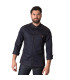 Kitchen Jacket Man with Sleeves Roll-Up and Close-up, Texan Woven 65% CO 32% PES 3% EA Moran 946600
