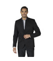 Americana de 1 botão e lapela invertida, de tecido TRIVIAL Slim Fit GARY'S