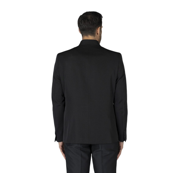 Americana de 1 botão e lapela invertida, de tecido TRIVIAL Slim Fit GARY'S