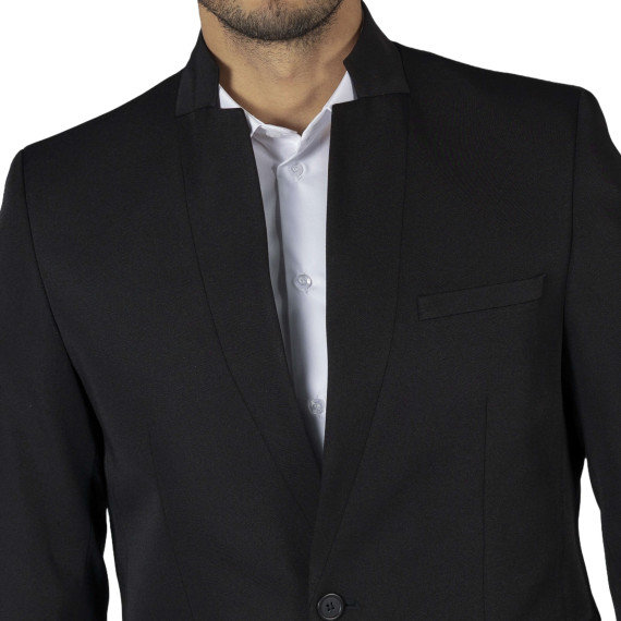Americana a 1 bottone e revers invertito, in tessuto TRIVIAL Slim Fit GARY'S