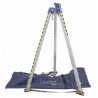 Safety tripod with pulley and anchor rings IRUDEK TRIP 1