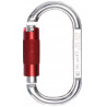 Automatic aluminum carabiner Ø18mm 110x64mm 20kN - EN362 (ref AZ012T)