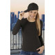 Women's Elastic T-Shirt with Long Sleeve and Round Neck - Funky