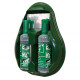 Stazione murale con specchio 2 bottiglie di emergenza Lavaggio di emergenza Lesioni meccaniche 500 ml - 0,9% Saline sterile - A1