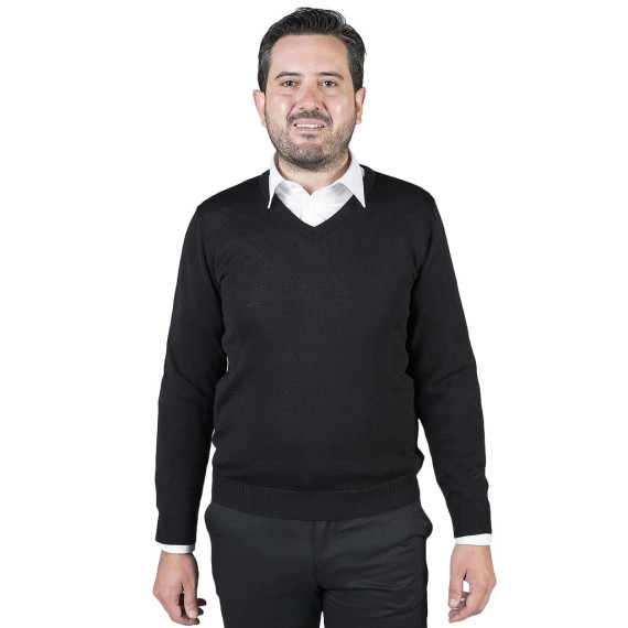 Jersey hostelería modelo pico hombre tejido de punto UNIFORMES GARY'S 102300