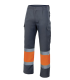 Bicolor lined high visibility pants for roads VELILLA 156C