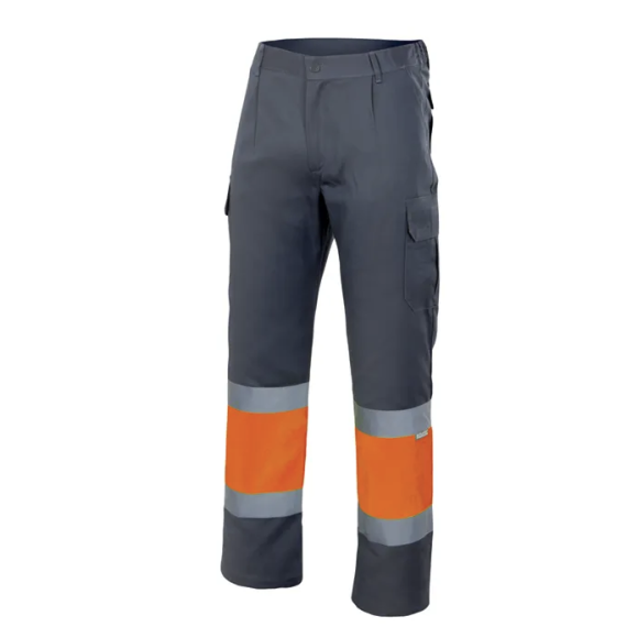 Pantaloni foderati bicolore ad alta visibilità per strade VELILLA 156C