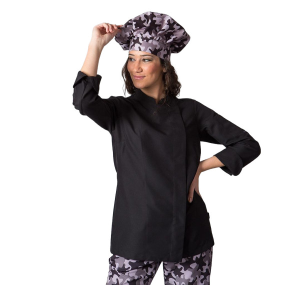 Women's kitchen jacket Miranda cross closure MICROFIBER made of 100% Polyester UNIFORMS GARY'S 948500
