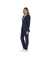 Giacca da donna con 2 bottoni e tasche in blu navy, tessuto WELFARE UNIFORMES GARY'S 800027.