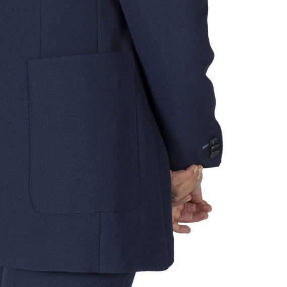 Damenjacke mit 2 Knöpfen und Taschen in Marineblau, Gewebe WELFARE UNIFORMES GARY'S 800027