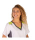 Aerosilver medical blouse with side openings ELASTIC MICROFIBER LEONOR UNIFORMS GARY'S 658700
