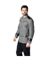Veste de cuisine homme en denim élastique VARGAS GARY'S