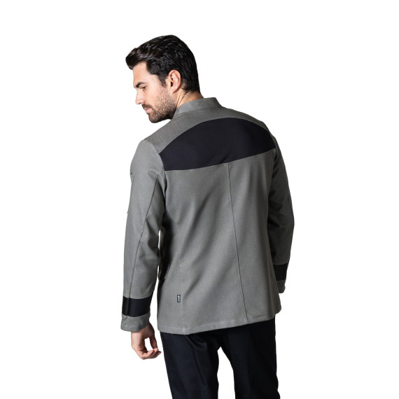 Veste de cuisine homme en denim élastique VARGAS GARY'S